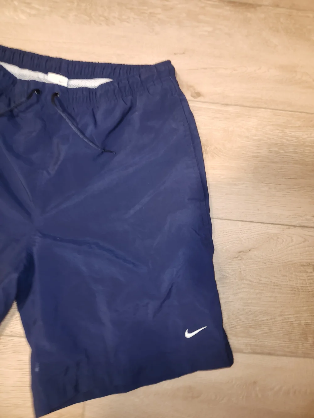 Vintage Y2K Nike Board Swim Suit Navy Blue Mens Size Large Good Condition Embroi